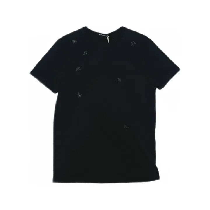 Dior Dior SS21 Black Crewneck Bee Logo T-Shirt 0079 Size US M / EU 48-50 / 2 - 2 Thumbnail