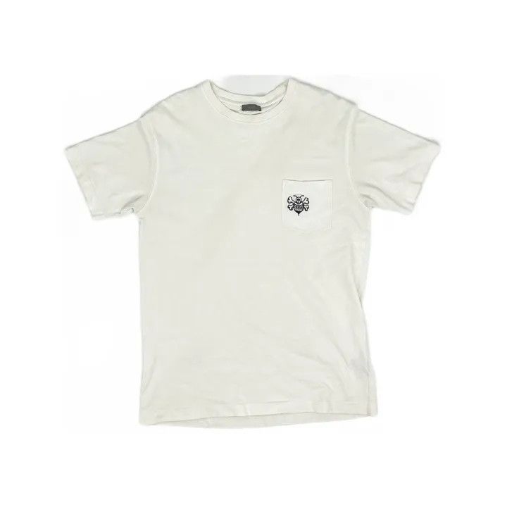 Dior Dior White Bee Pocket T-Shirt for Men 0079 Size US M / EU 48-50 / 2 - 2 Thumbnail