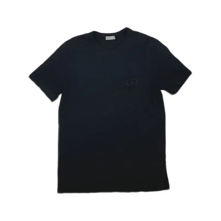 Dior Dior Logo Embroidered Short Sleeve T-shirt 0079 Size US M / EU 48-50 / 2 - 2 Thumbnail