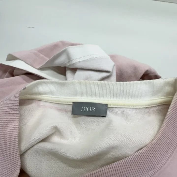 Dior Dior Pink Oversized Logo T-Shirt for Men 0079 Size US L / EU 52-54 / 3 - 5 Thumbnail