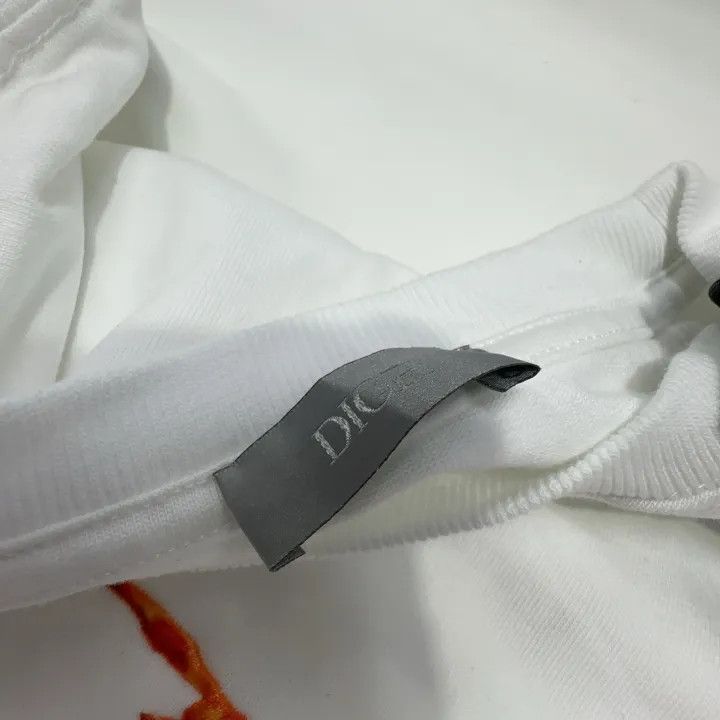 Dior Dior x Travis Scott White Graphic T-Shirt 0079 Size US M / EU 48-50 / 2 - 5 Thumbnail