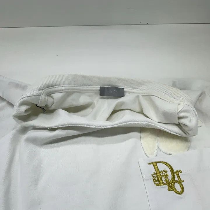 Dior Dior SS23 White Rabbit Embroidered T-Shirt 0079 Size US M / EU 48-50 / 2 - 7 Thumbnail
