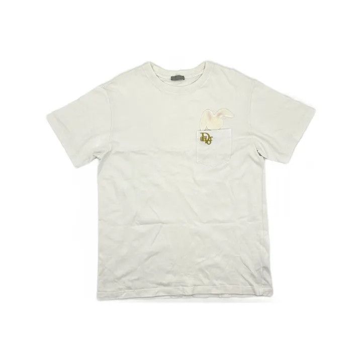 Dior Dior SS23 White Rabbit Embroidered T-Shirt 0079 Size US M / EU 48-50 / 2 - 2 Thumbnail