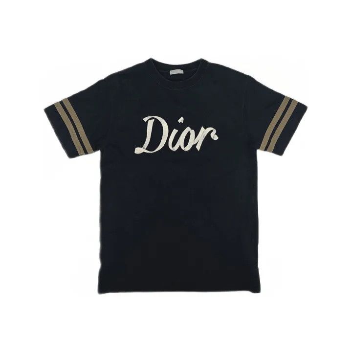 Dior Dior Men's Black Logo Graphic Tee 0079 Size US M / EU 48-50 / 2 - 2 Thumbnail