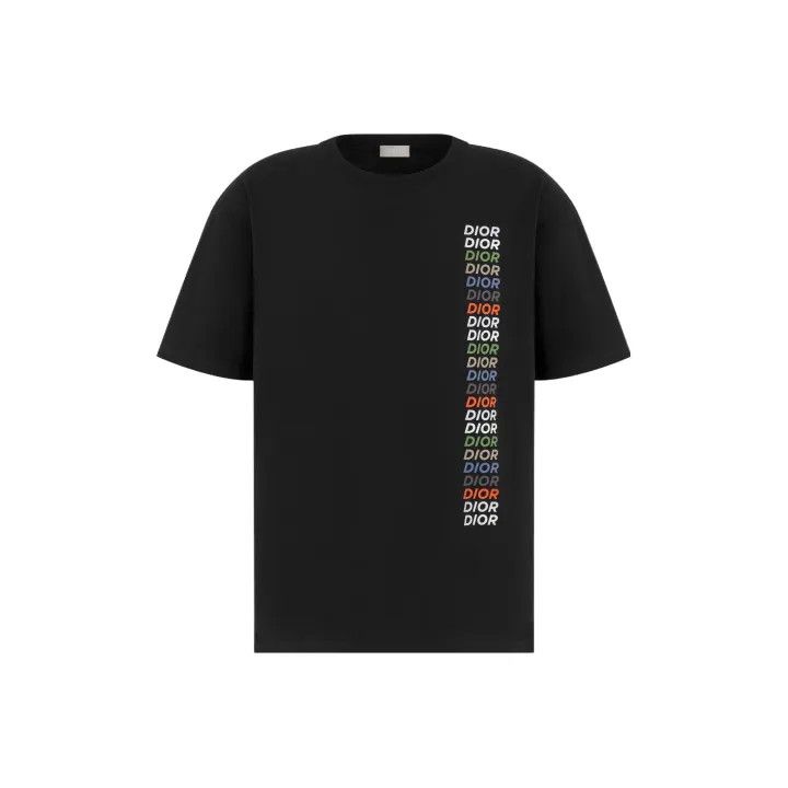 Dior Dior SS24 Logo Print Crew Neck T-shirt 0079 Size US M / EU 48-50 / 2 - 2 Thumbnail