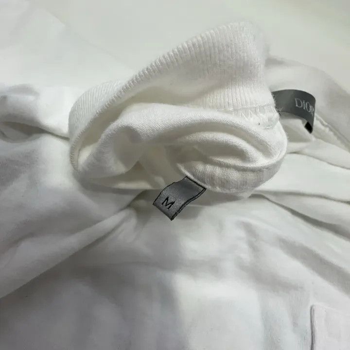 Dior Dior White Logo Print Short Sleeve T-Shirt 0079 Size US M / EU 48-50 / 2 - 6 Thumbnail