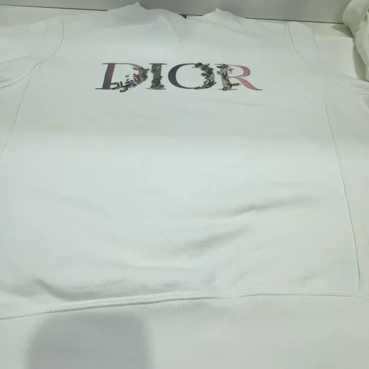 Dior Dior SS21 Floral Logo Embroidered Sweatshirt 0079 Size US M / EU 48-50 / 2 - 13 Thumbnail