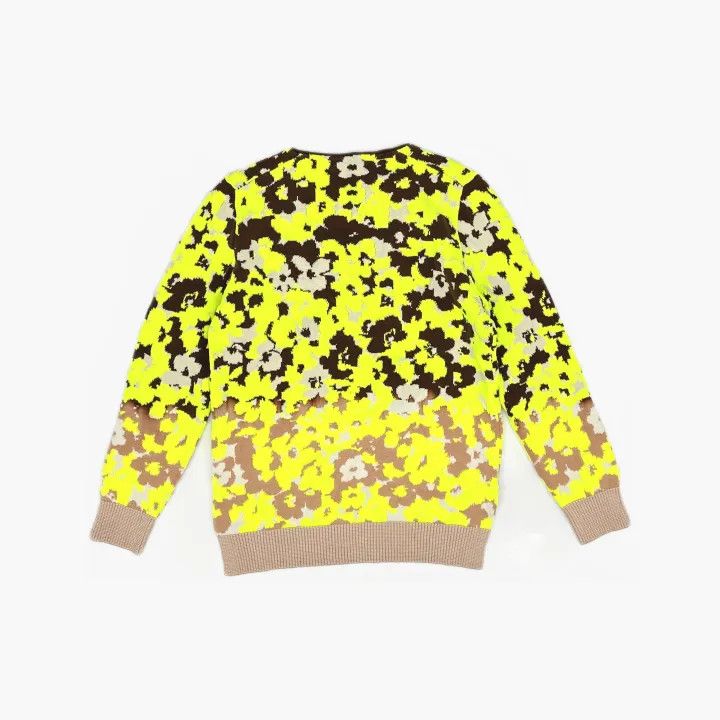 Dior Dior SS22 Yellow Floral Knit Sweater 0079 Size US M / EU 48-50 / 2 - 3 Thumbnail