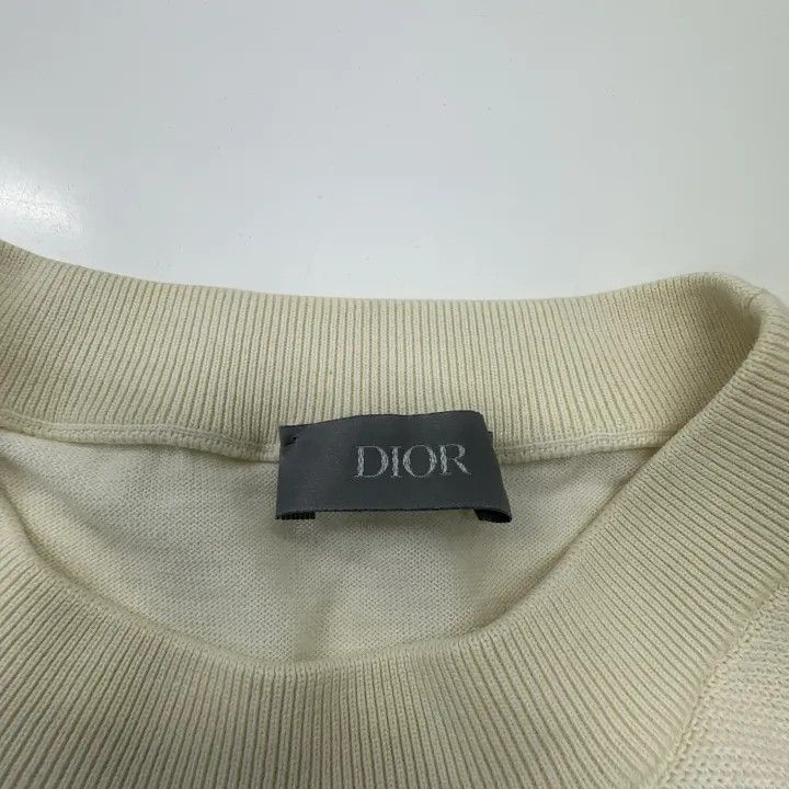 Dior Dior FW22 Logo Rose Knit Sweater for Men 0079 Size US M / EU 48-50 / 2 - 5 Thumbnail