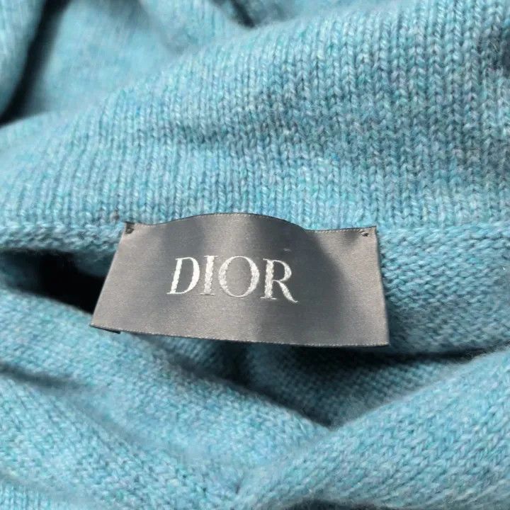 Dior Dior Logo Print Knitted Hooded Sweatshirt 0079 Size US M / EU 48-50 / 2 - 4 Thumbnail