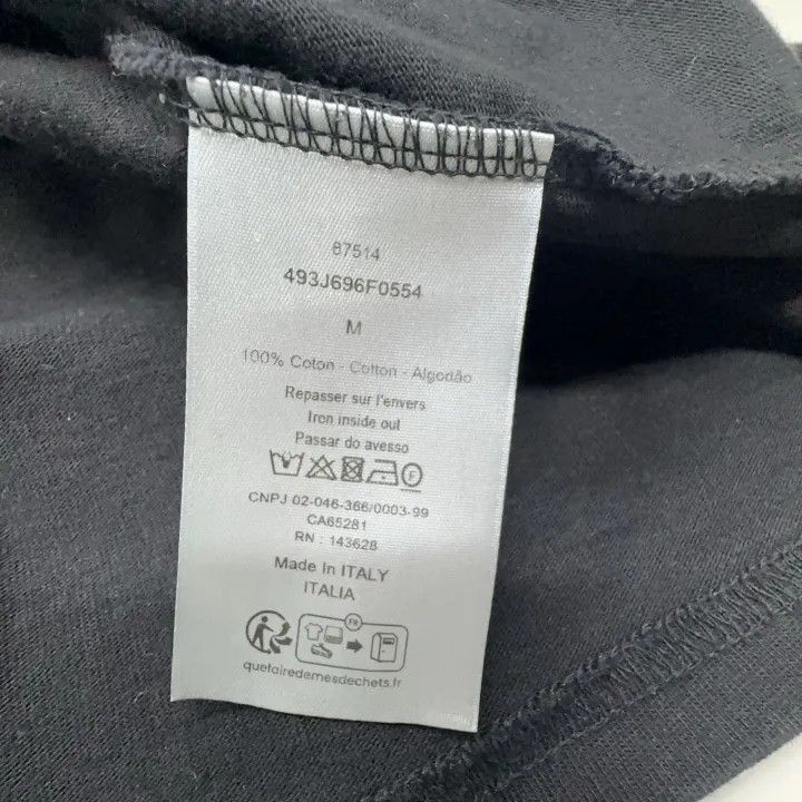 Dior Dior Logo Print Relaxed Fit Black T-Shirt 0079 Size US M / EU 48-50 / 2 - 4 Thumbnail