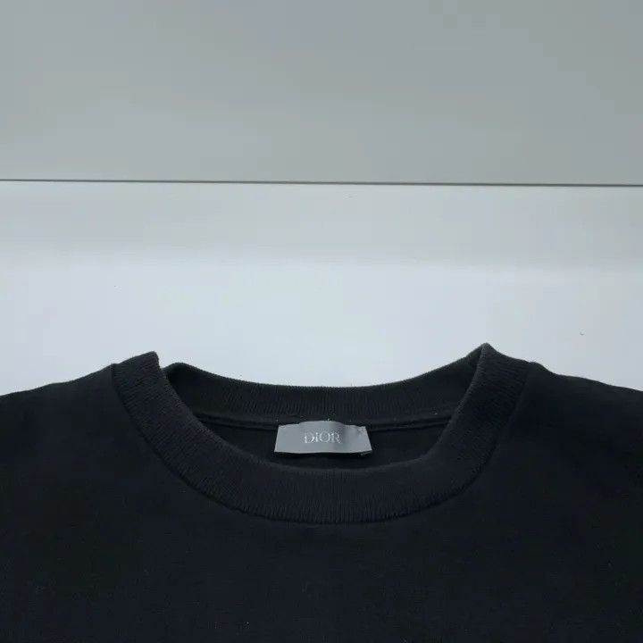 Dior Dior Logo Print Relaxed Fit Black T-Shirt 0079 Size US M / EU 48-50 / 2 - 7 Thumbnail