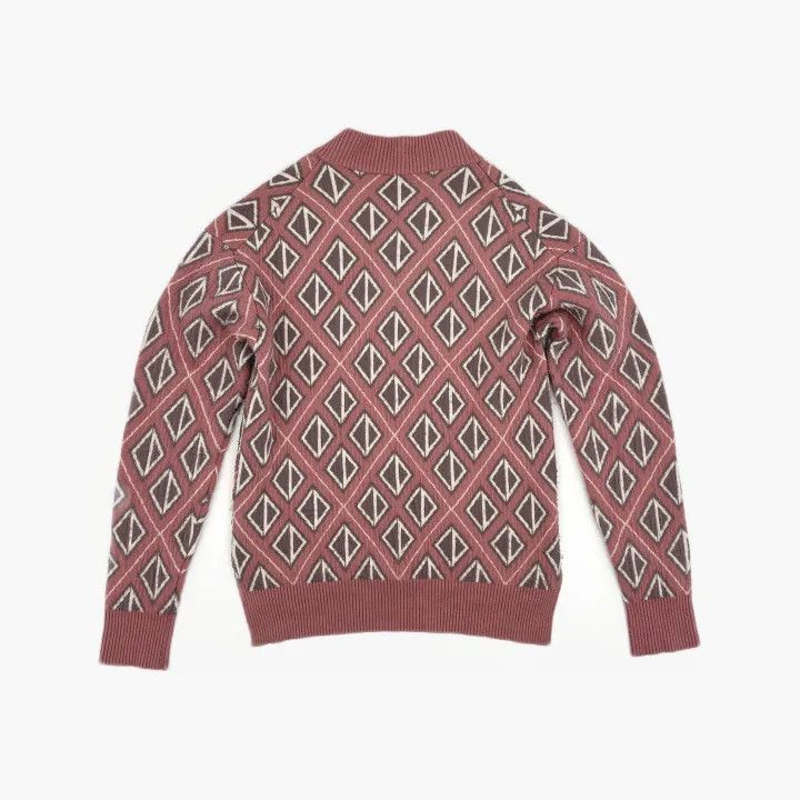 Dior Dior Pink Diamond Pattern Wool Sweater 0079 Size US M / EU 48-50 / 2 - 3 Thumbnail