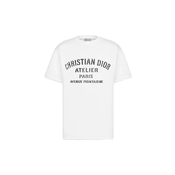Dior Dior Atelier Men's Letter Print T-Shirt 0079 Size US M / EU 48-50 / 2 - 2 Thumbnail