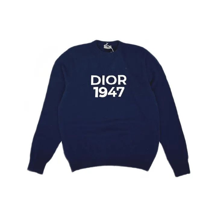 Dior Dior Logo Print Long Sleeve Knit Sweater 0079 Size US M / EU 48-50 / 2 - 2 Thumbnail