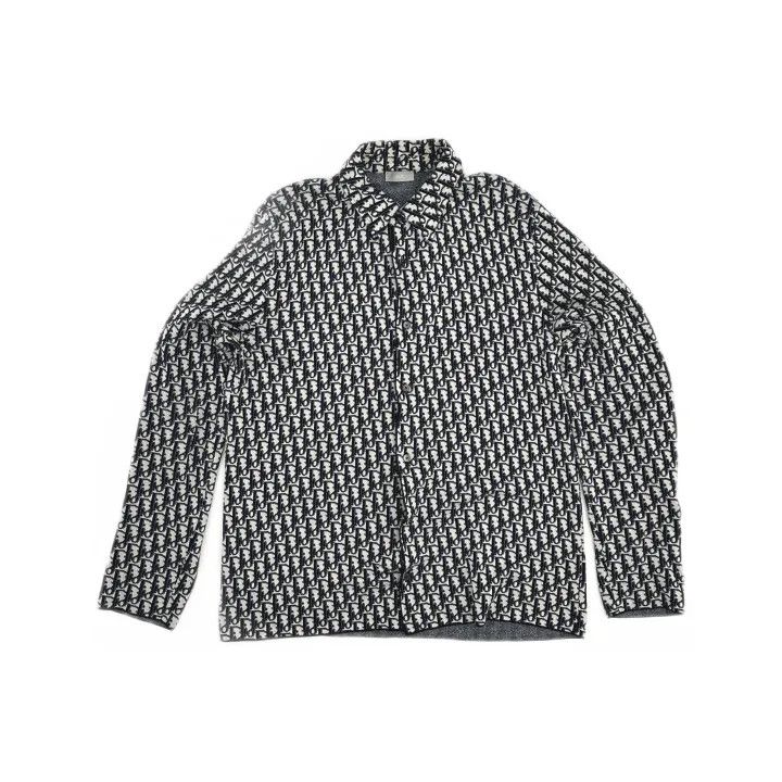 Dior Dior Classic Logo Print Long Sleeve Shirt 0079 Size US M / EU 48-50 / 2 - 2 Thumbnail