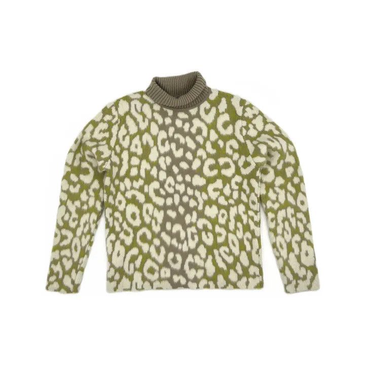 Dior Dior Leopard Pattern High Neck Sweater 0079 Size US M / EU 48-50 / 2 - 2 Thumbnail