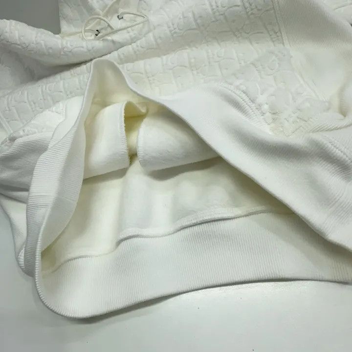 Dior Dior White Printed Hoodie for Men 0079 Size US M / EU 48-50 / 2 - 10 Thumbnail