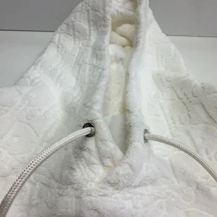 Dior Dior White Printed Hoodie for Men 0079 Size US M / EU 48-50 / 2 - 7 Thumbnail