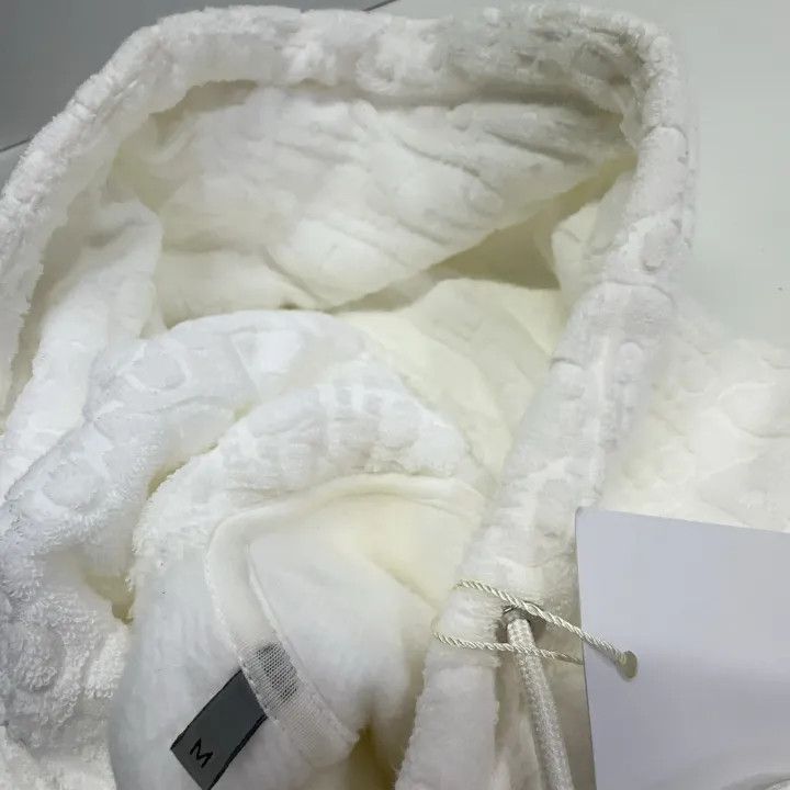 Dior Dior White Printed Hoodie for Men 0079 Size US M / EU 48-50 / 2 - 5 Thumbnail