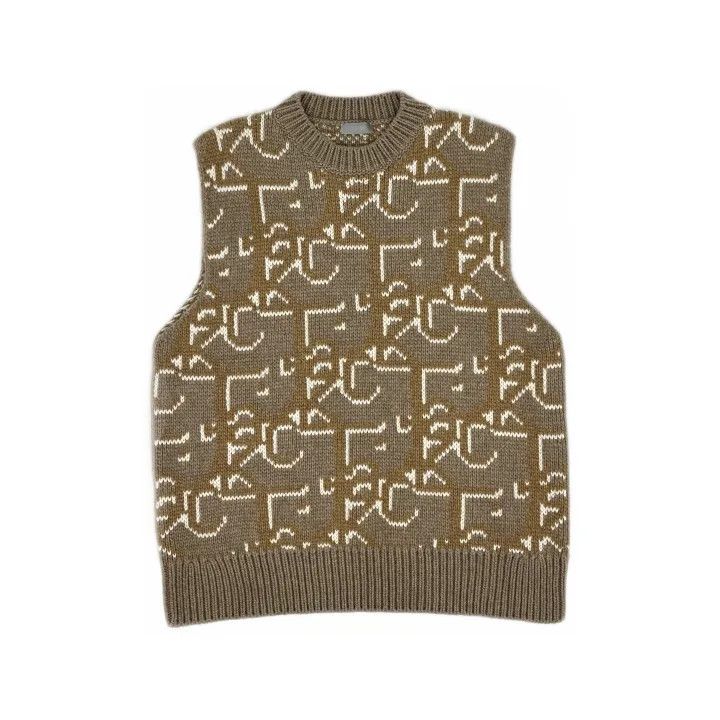 Dior Dior x Travis Scott Logo Knit Vest 0079 Size US M / EU 48-50 / 2 - 2 Thumbnail