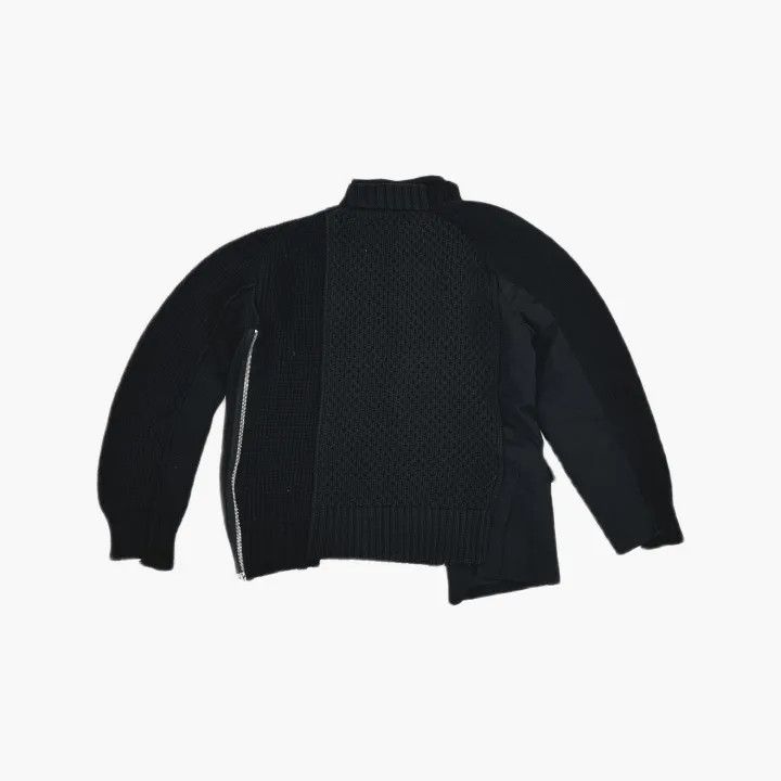 Dior Dior x Sacai Black Knit Jacket Men 0079 Size US M / EU 48-50 / 2 - 3 Thumbnail