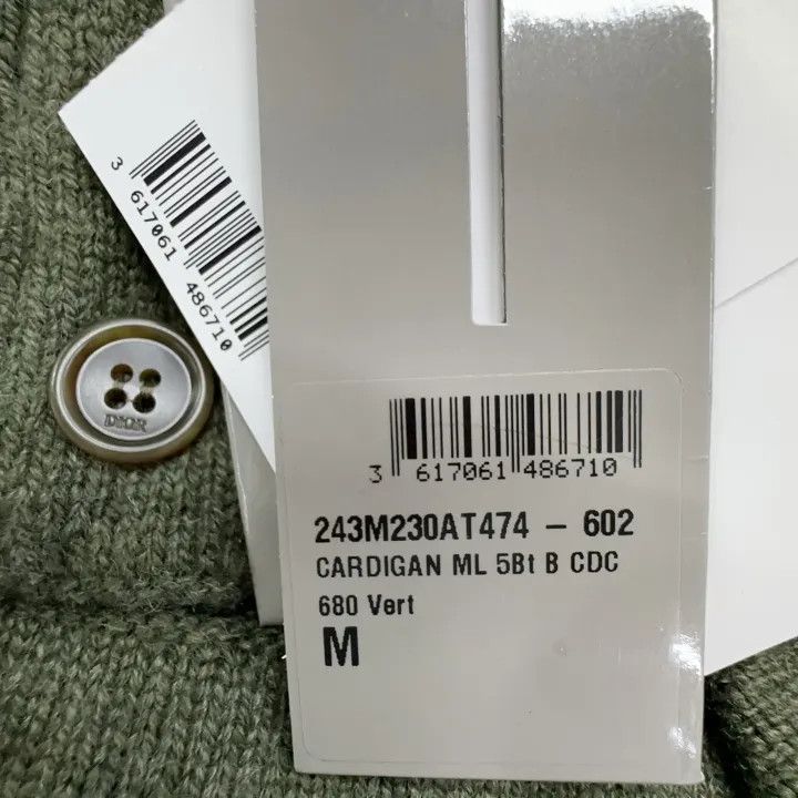 Dior Dior V-Neck Buttoned Long Sleeve Sweater 0079 Size US M / EU 48-50 / 2 - 5 Thumbnail