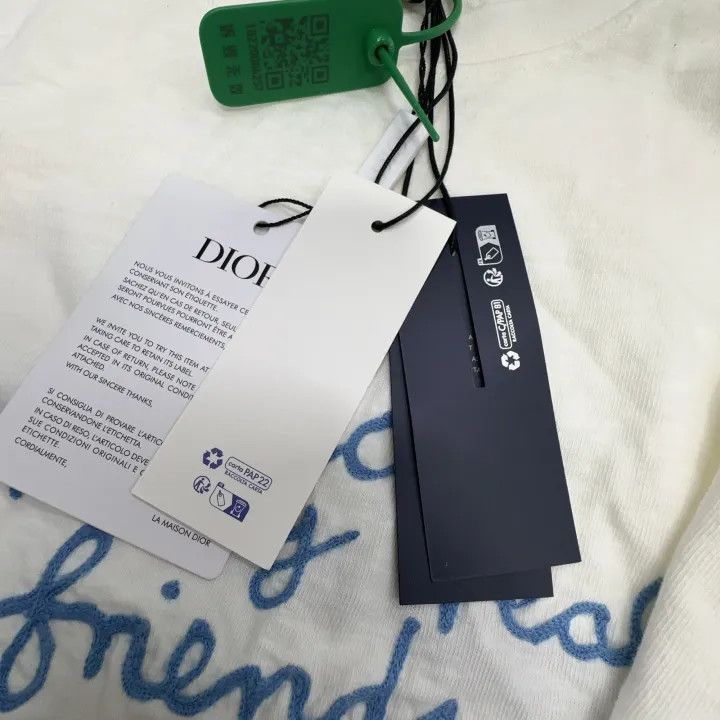 Dior Dior SS25 Hylton Nel White T-Shirt 0079 Size US M / EU 48-50 / 2 - 3 Thumbnail