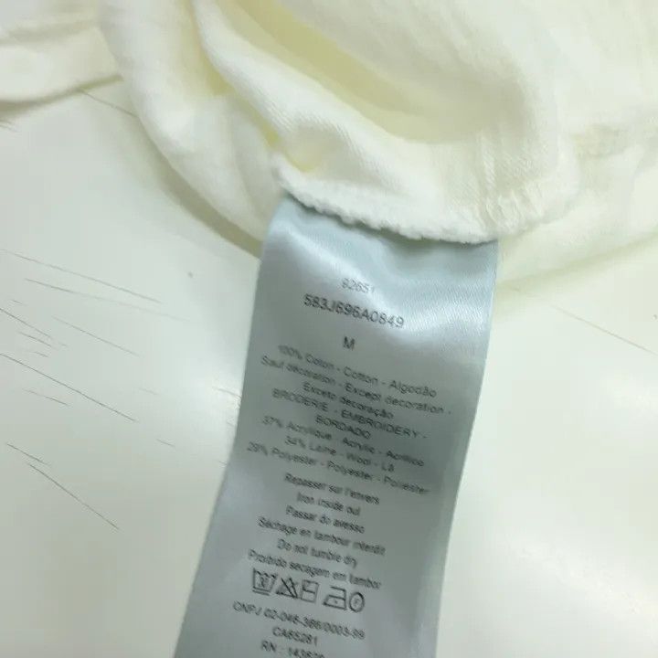 Dior Dior SS25 Hylton Nel White T-Shirt 0079 Size US M / EU 48-50 / 2 - 4 Thumbnail