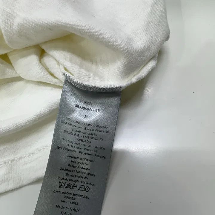 Dior Dior Summer Men's Logo Embroidered T-Shirt 0079 Size US M / EU 48-50 / 2 - 4 Thumbnail