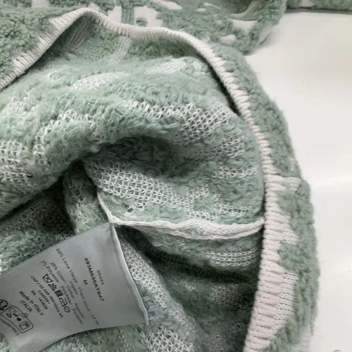 Dior Dior Green Logo Knit Long Sleeve Sweater 0079 Size US M / EU 48-50 / 2 - 5 Thumbnail