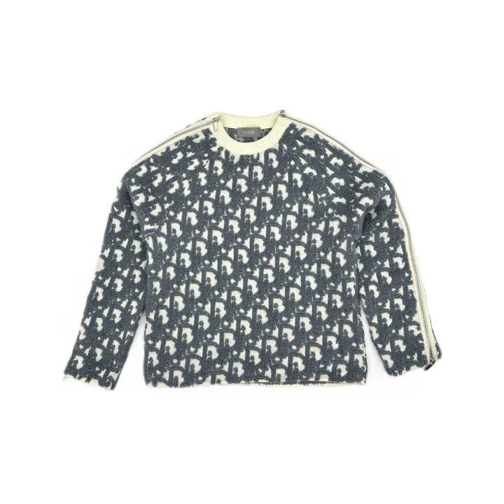 Dior Dior Letter Logo Print Long Sleeve Sweater 0079 Size US M / EU 48-50 / 2 - 2 Thumbnail