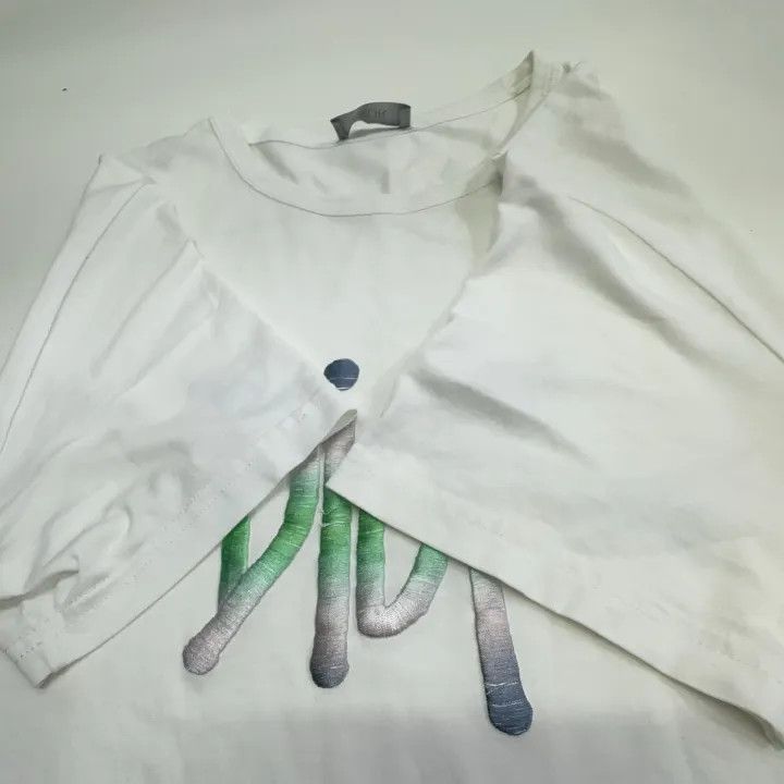 Dior Dior Shawn Stussy Gradient Embroidered T-Shirt 0079 Size US S / EU 44-46 / 1 - 13 Thumbnail
