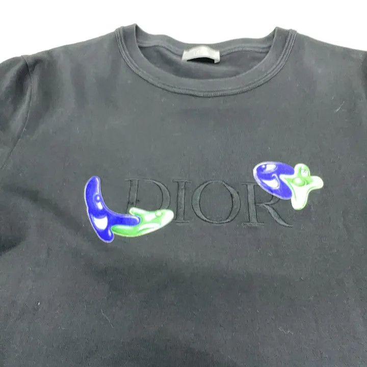 Dior Dior x Kenny Scharf Logo Knit T-Shirt 0079 Size US S / EU 44-46 / 1 - 7 Thumbnail