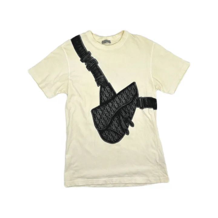 Dior Dior White Saddle Bag Print T-Shirt 0079 Size US S / EU 44-46 / 1 - 2 Thumbnail