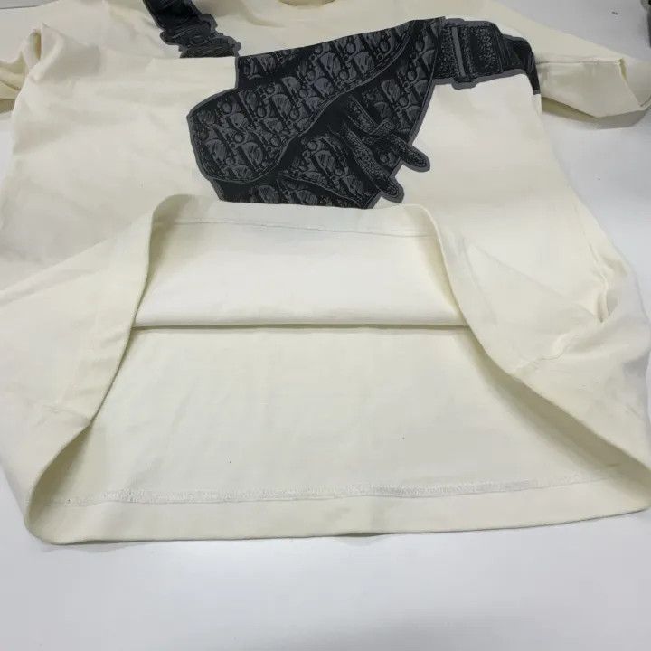 Dior Dior White Saddle Bag Print T-Shirt 0079 Size US S / EU 44-46 / 1 - 10 Thumbnail