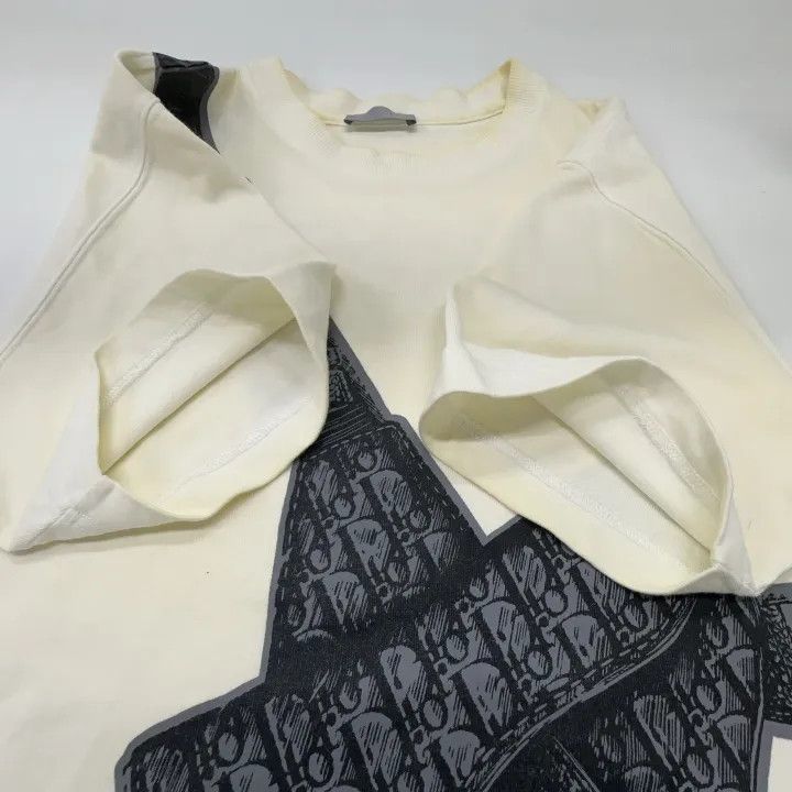 Dior Dior White Saddle Bag Print T-Shirt 0079 Size US S / EU 44-46 / 1 - 11 Thumbnail
