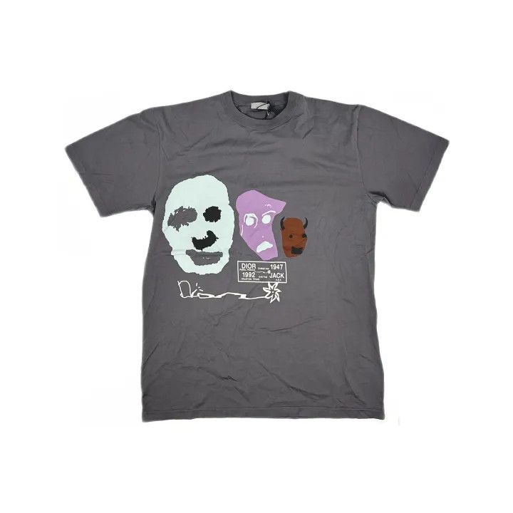 Dior Dior Travis Scott Face Print T-Shirt 0079 Size US S / EU 44-46 / 1 - 2 Thumbnail