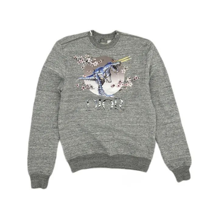 Dior Dior Dinosaur Cherry Blossom Sweatshirt 0079 Size US S / EU 44-46 / 1 - 2 Thumbnail