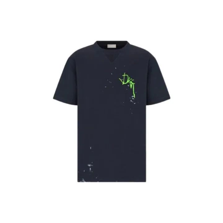 Dior Dior Travis Scott Collaboration Navy T-Shirt 0079 Size US S / EU 44-46 / 1 - 2 Thumbnail