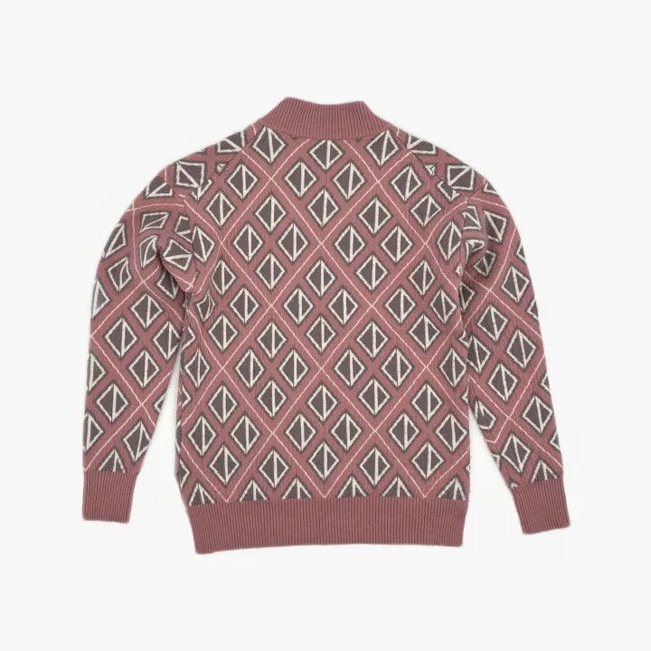 Dior Dior Pink Diamond Pattern Wool Sweater 0079 Size US S / EU 44-46 / 1 - 3 Thumbnail