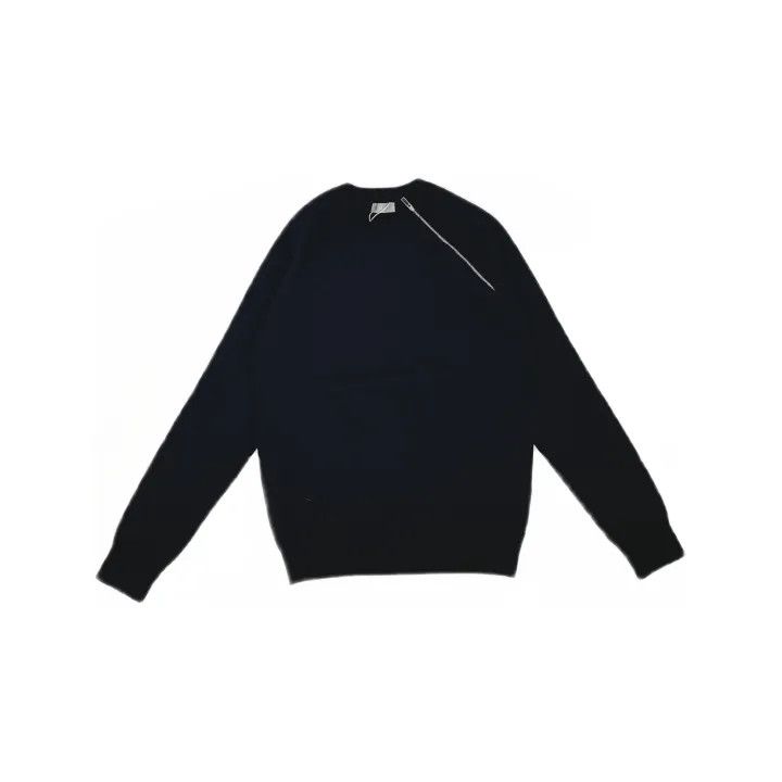 Dior Dior Asymmetrical Zip Wool Pullover Sweater 0079 Size US S / EU 44-46 / 1 - 2 Thumbnail