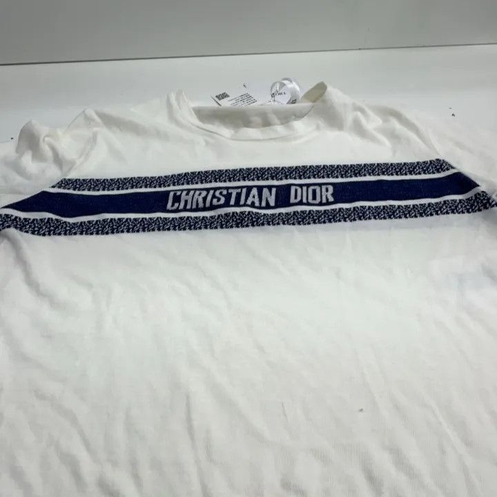 Dior Dior Casual White Short Sleeve T-Shirt 0079 Size US S / EU 44-46 / 1 - 8 Thumbnail