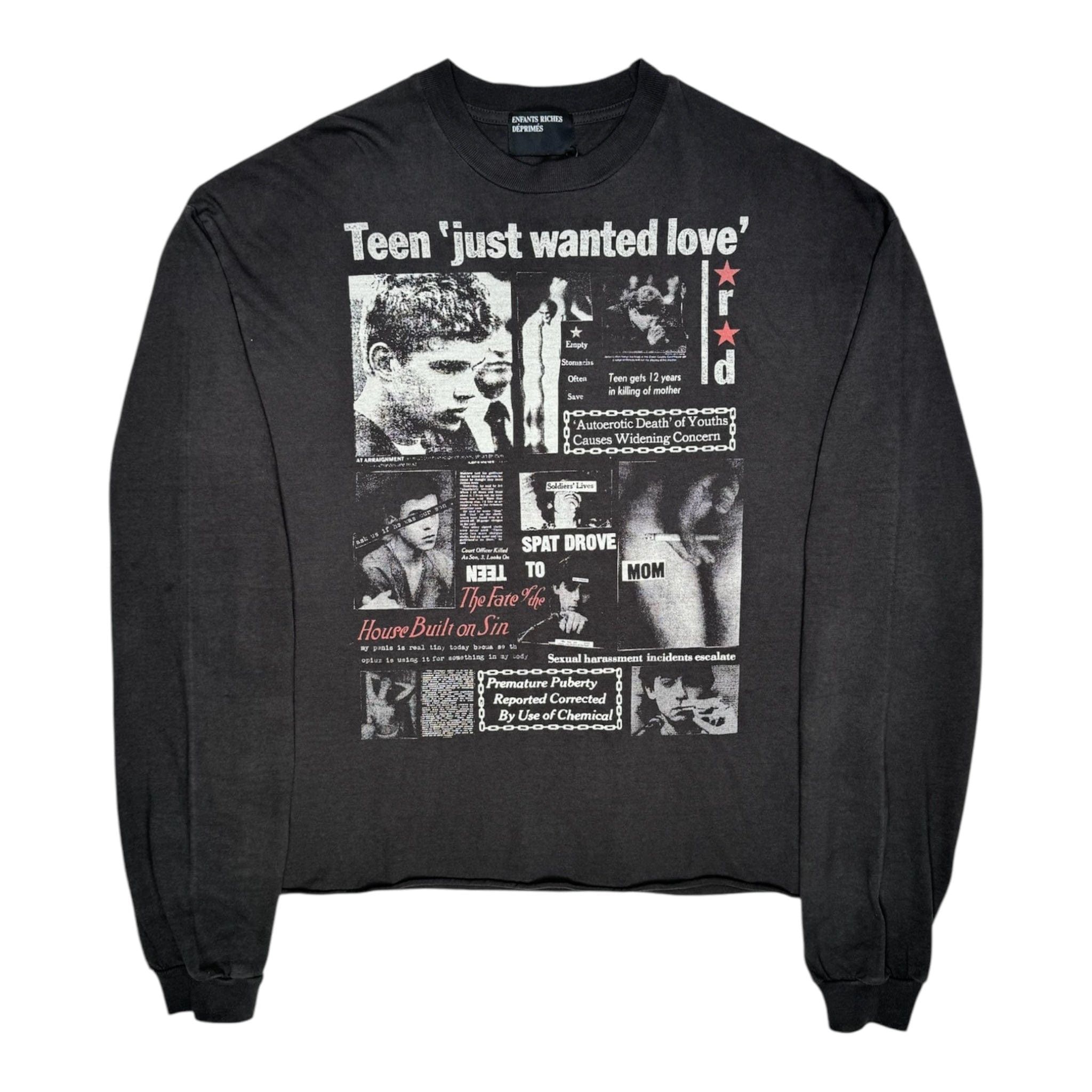 激レア　enfants riches deprimes wasted tears Enfants Riches Deprimes Wasted Tears Wasted Years Sweatshirt