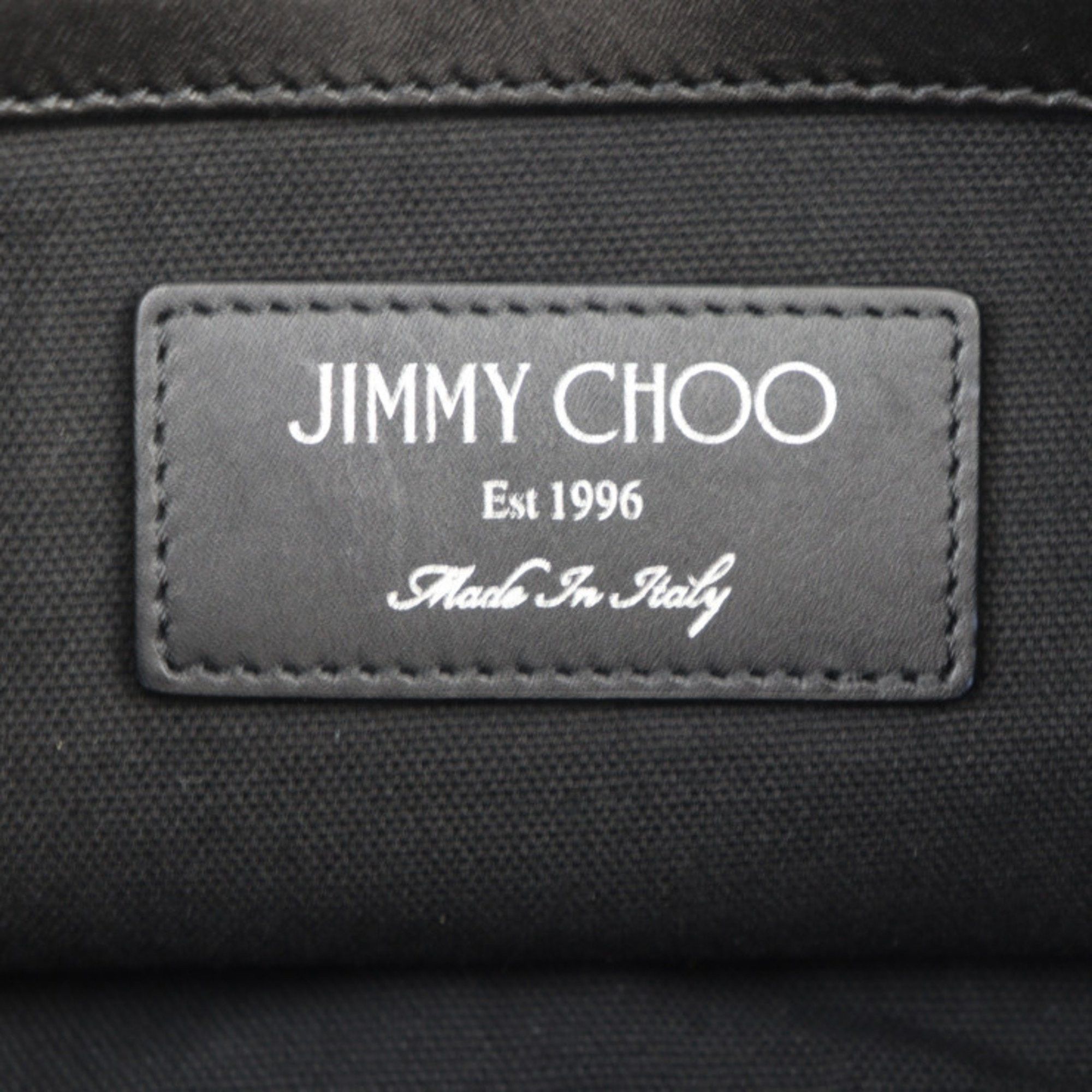 Jimmy Choo JIMMY CHOO MARLON Backpack/Daypack - Nylon canvas x leather black backpack tote bag R2405093007018 Size ONE SIZE - 9 Thumbnail