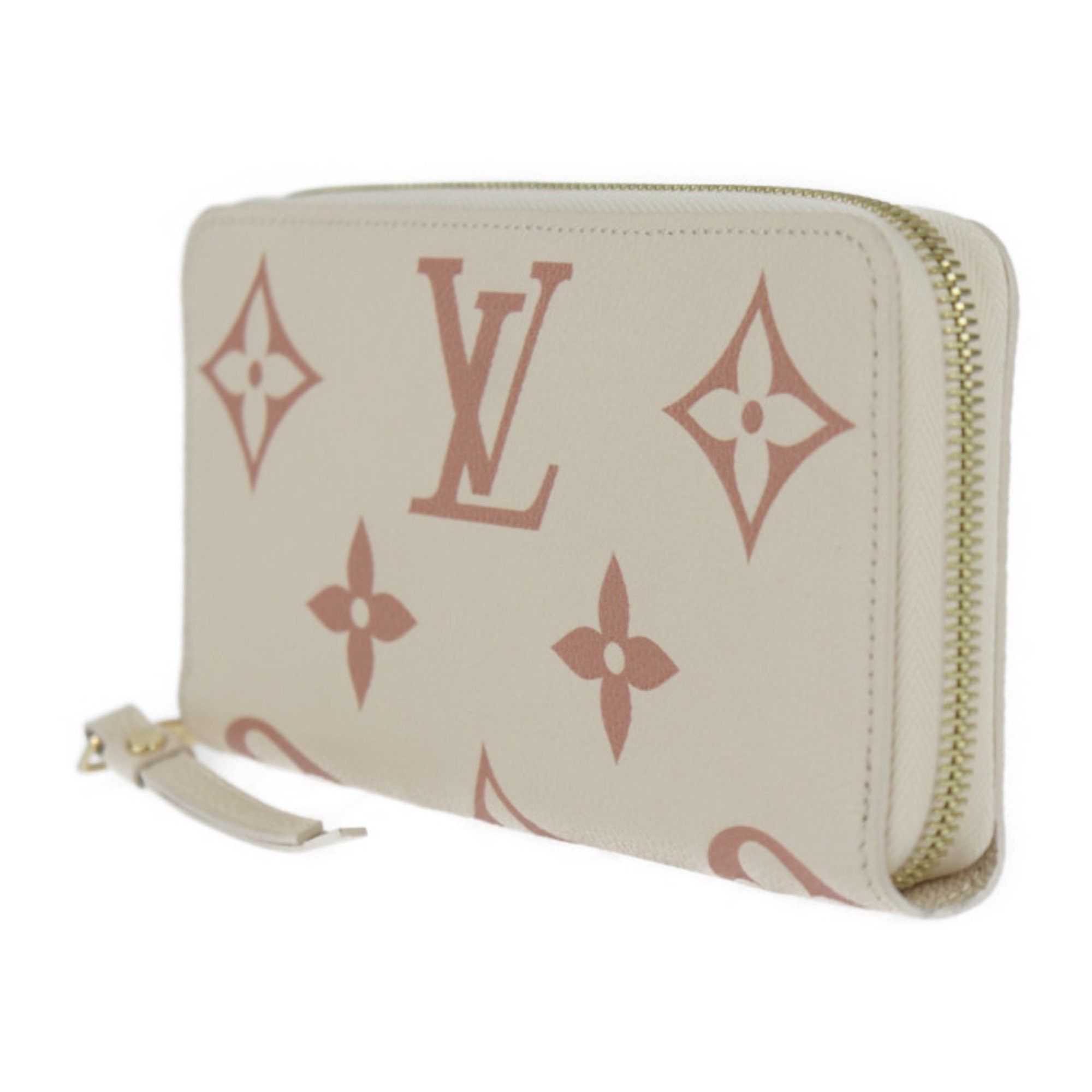 Louis Vuitton Louis Vuitton Zippy Wallet Long M81914 Monogram Empreinte Cream Rose Trianon Round R2424103010086 Size ONE SIZE - 2 Thumbnail