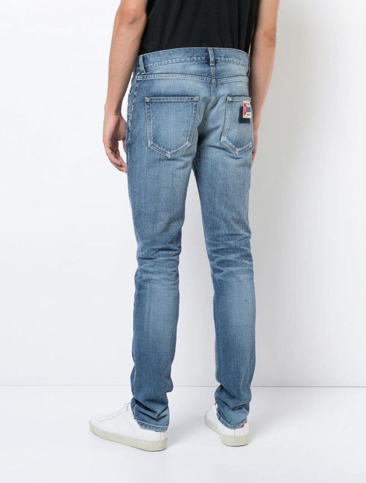 Saint Laurent Paris Saint Laurent université Patch Skinny Jeans D02 Size US 30 / EU 46 - 1 Thumbnail