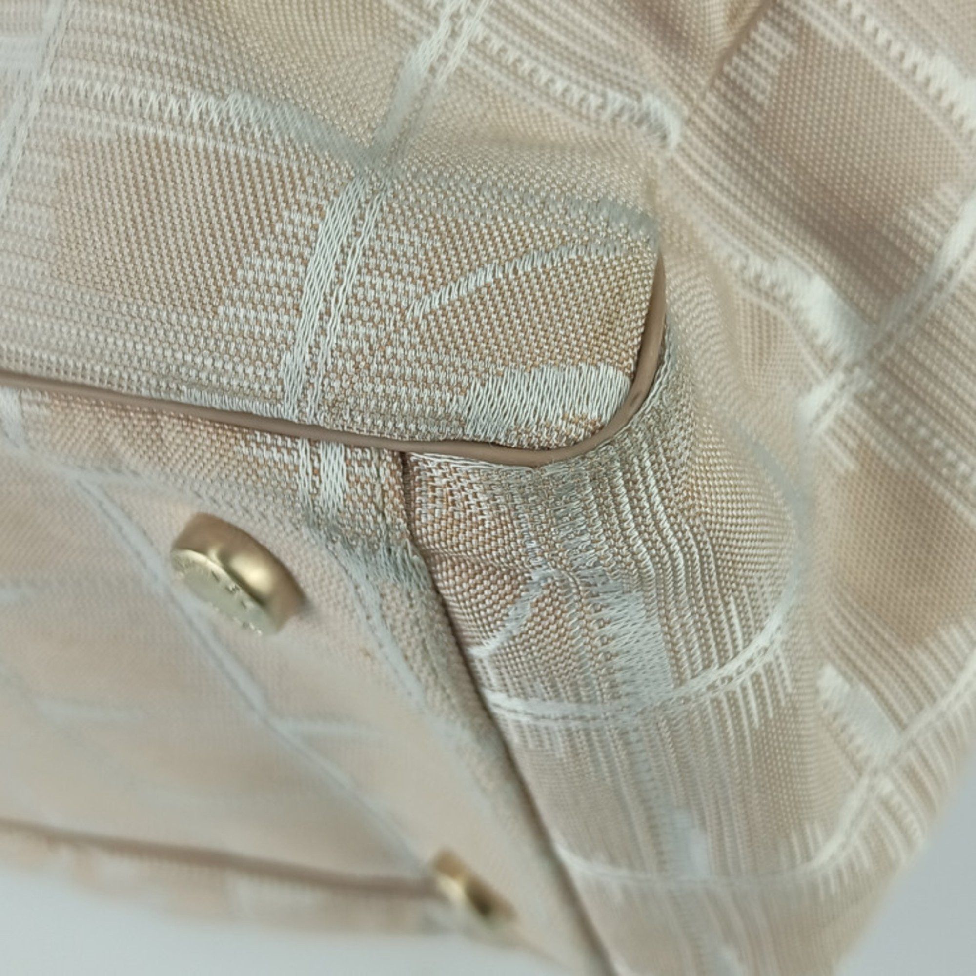 Chanel CHANEL New Travel Tote GM A15825 Beige Canvas Leather Women's Shoulder Bag Size ONE SIZE - 5 Thumbnail