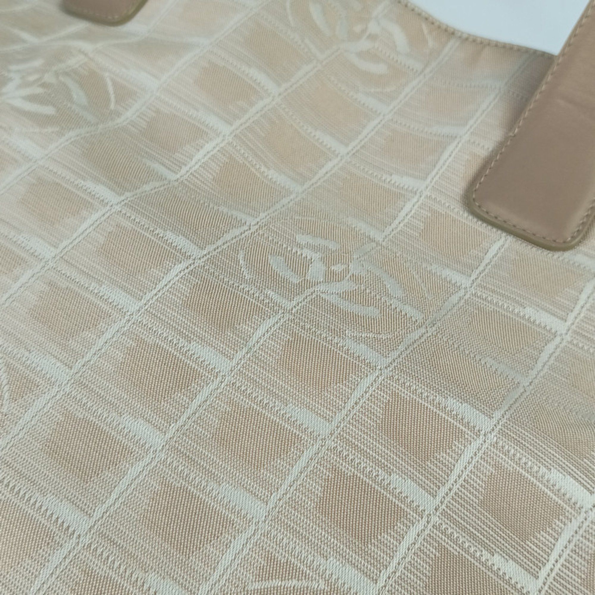 Chanel CHANEL New Travel Tote GM A15825 Beige Canvas Leather Women's Shoulder Bag Size ONE SIZE - 6 Thumbnail