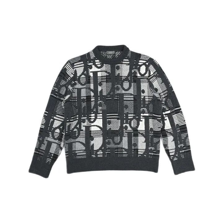 Dior Dior Men's Color Block Wool Sweater 0079 Size US S / EU 44-46 / 1 - 2 Thumbnail